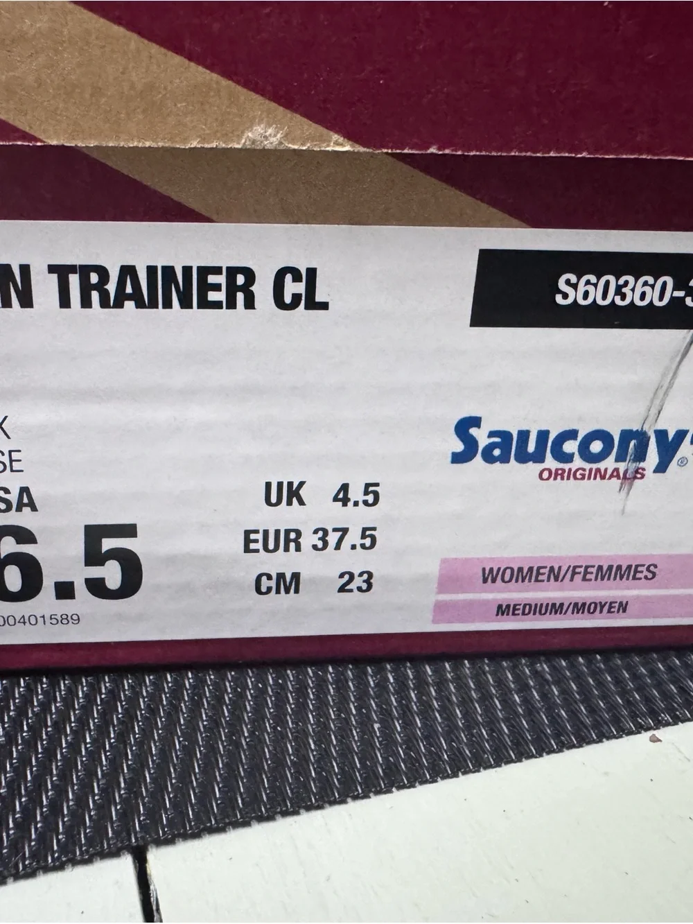 Saucony Kids Pink Rose DXN Trainer CL Low-Top Sneakers